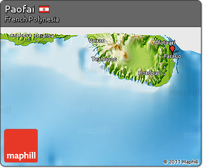 Physical 3D Map of Paofai