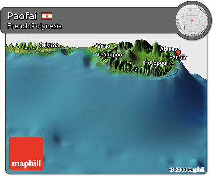 Satellite Panoramic Map of Paofai