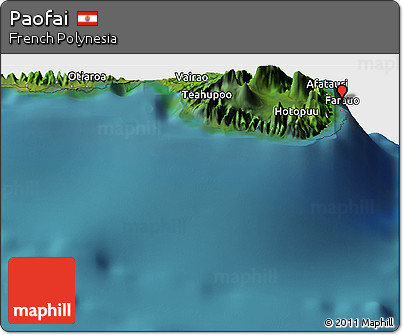 Satellite Panoramic Map of Paofai