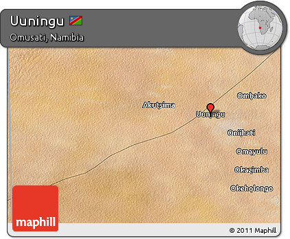 Satellite 3D Map of Uuningu