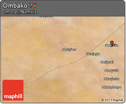 Satellite 3D Map of Ombako