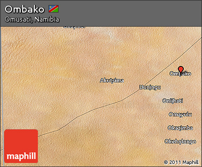 Satellite 3D Map of Ombako