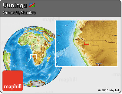 Physical Location Map of Uuningu