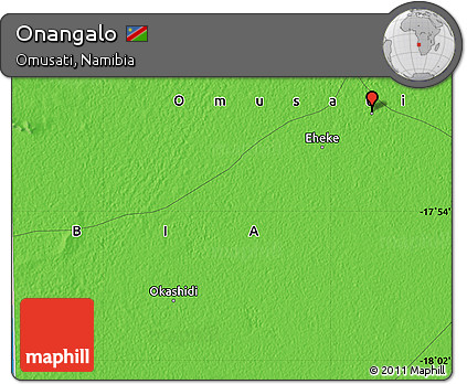 Political Map of Onangalo