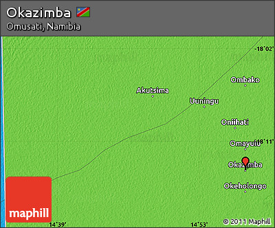 Political Map of Okazimba
