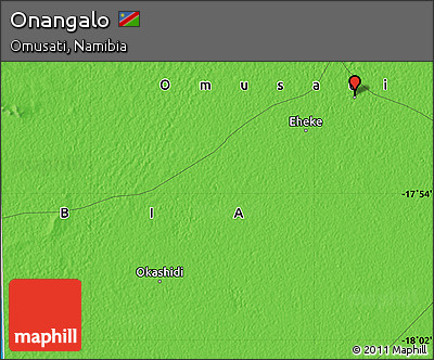 Political Map of Onangalo