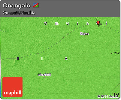 Political Map of Onangalo