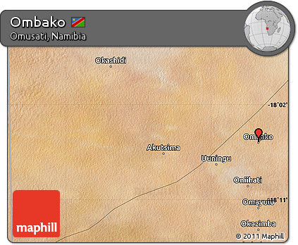 Satellite Map of Ombako