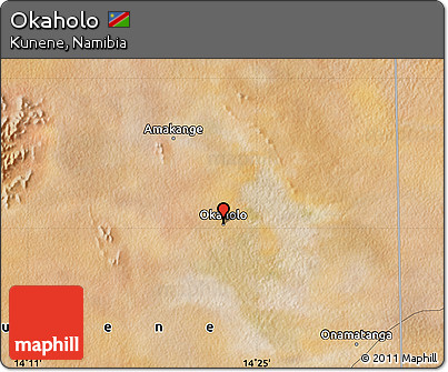 Satellite Map of Okaholo