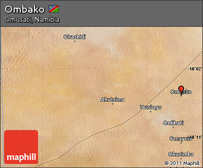 Satellite Map of Ombako