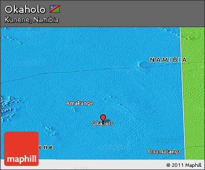 Political Panoramic Map of Okaholo