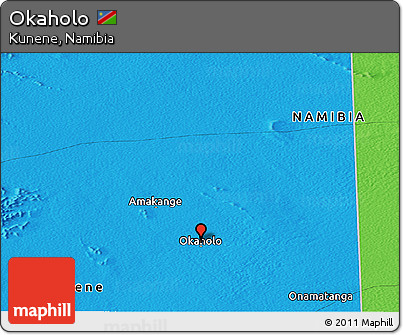 Political Panoramic Map of Okaholo