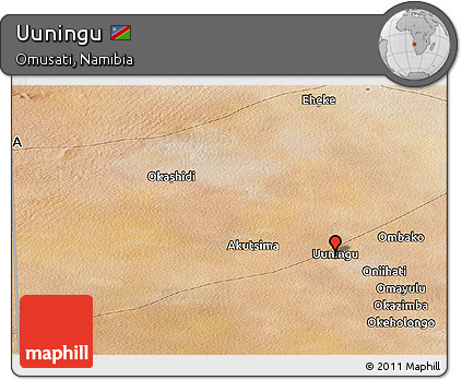 Satellite Panoramic Map of Uuningu