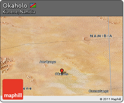 Satellite Panoramic Map of Okaholo