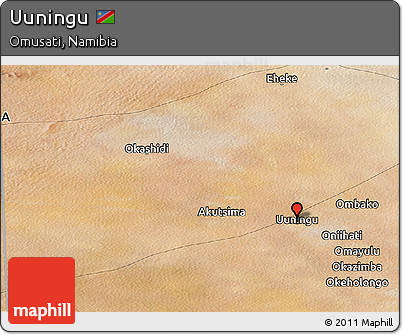 Satellite Panoramic Map of Uuningu