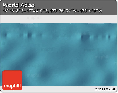Satellite 3D Map of the Area around 18° 1' 4" S, 155° 28' 29" W