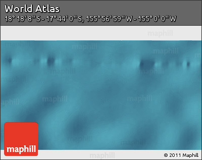Satellite 3D Map of the Area around 18° 1' 4" S, 155° 28' 29" W
