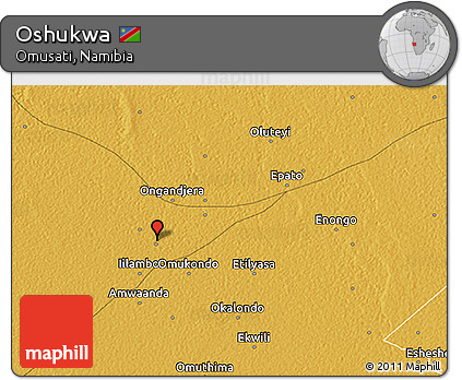 Physical 3D Map of Oshukwa
