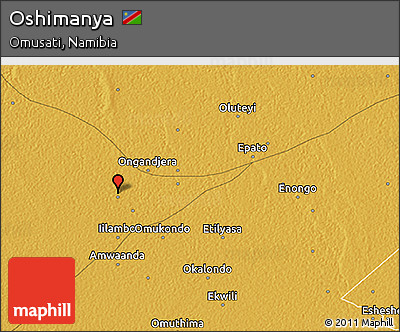 Physical 3D Map of Oshimanya