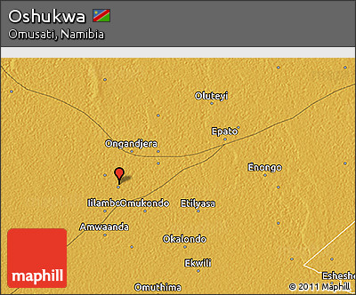 Physical 3D Map of Oshukwa