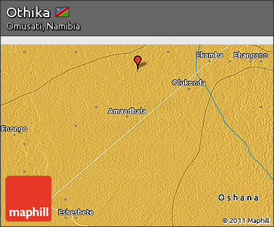 Physical 3D Map of Othika