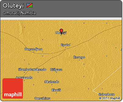 Physical 3D Map of Oluteyi