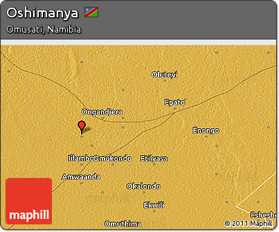 Physical 3D Map of Oshimanya