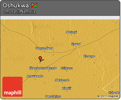 Physical 3D Map of Oshukwa