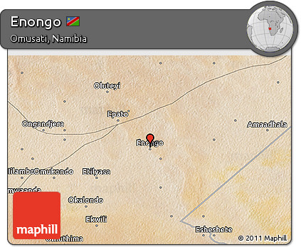 Satellite 3D Map of Enongo