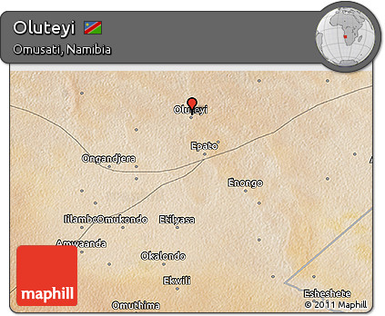 Satellite 3D Map of Oluteyi