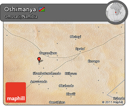 Satellite 3D Map of Oshimanya