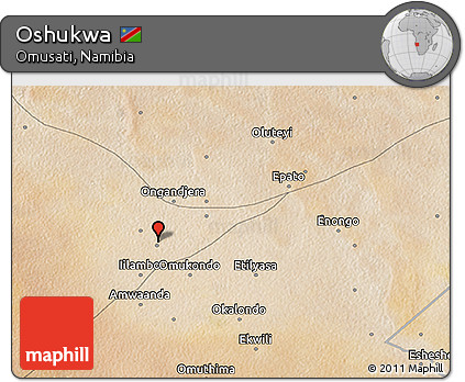 Satellite 3D Map of Oshukwa