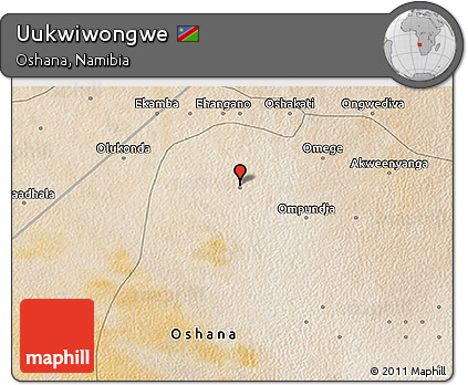Satellite 3D Map of Uukwiwongwe