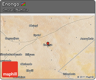Satellite 3D Map of Enongo