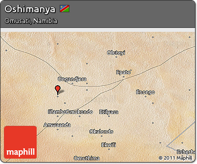 Satellite 3D Map of Oshimanya