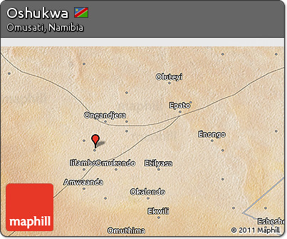 Satellite 3D Map of Oshukwa