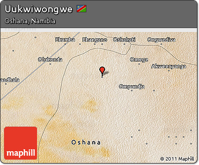 Satellite 3D Map of Uukwiwongwe