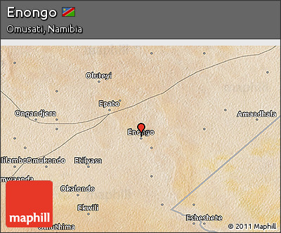 Satellite 3D Map of Enongo