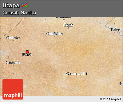 Satellite 3D Map of Iitapa
