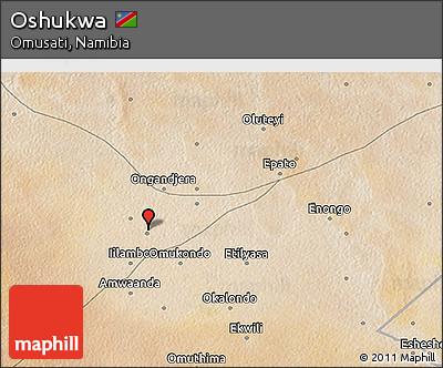 Satellite 3D Map of Oshukwa