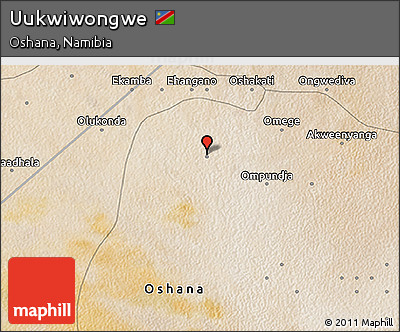 Satellite 3D Map of Uukwiwongwe