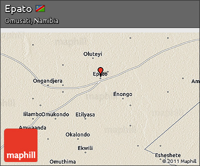 Shaded Relief 3D Map of Epato