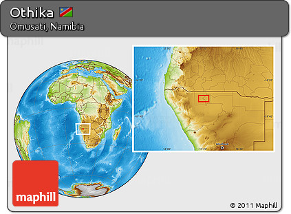 Physical Location Map of Othika