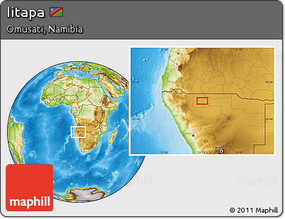 Physical Location Map of Iitapa