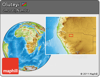 Physical Location Map of Oluteyi