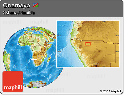 Physical Location Map of Onamayo