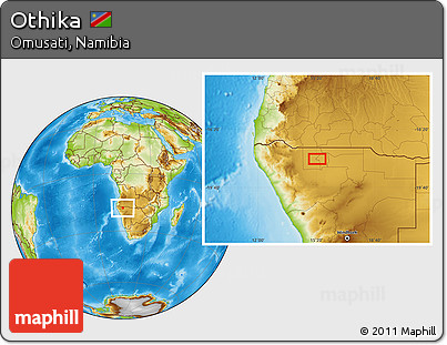 Physical Location Map of Othika