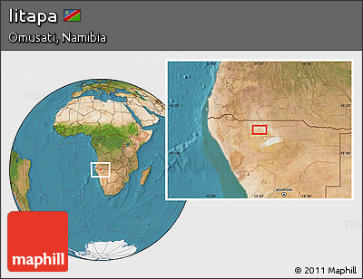 Satellite Location Map of Iitapa