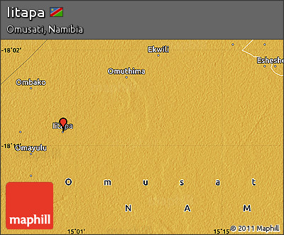 Physical Map of Iitapa