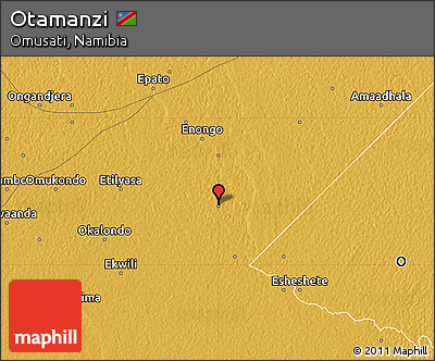 Physical Map of Otamanzi